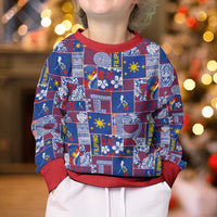 Filipino Maligayang Pasko Kid Ugly Christmas Sweater Pacific Patchwork Xmas Vibes LT9 - Polynesian Pride