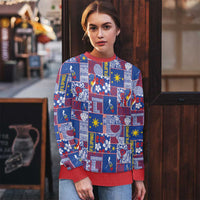 Filipino Maligayang Pasko Ugly Christmas Sweater Pacific Patchwork Xmas Vibes LT9 - Polynesian Pride