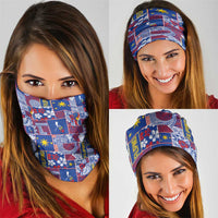 Filipino Maligayang Pasko Neck Gaiter Pacific Patchwork Xmas Vibes LT9 - Polynesian Pride