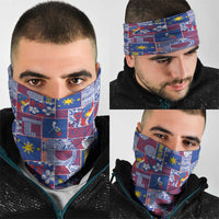 Filipino Maligayang Pasko Neck Gaiter Pacific Patchwork Xmas Vibes LT9 - Polynesian Pride