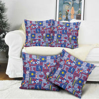 Filipino Maligayang Pasko Pillow Cover Pacific Patchwork Xmas Vibes LT9 - Polynesian Pride