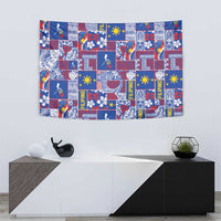 Filipino Maligayang Pasko Tapestry Pacific Patchwork Xmas Vibes LT9 - Polynesian Pride