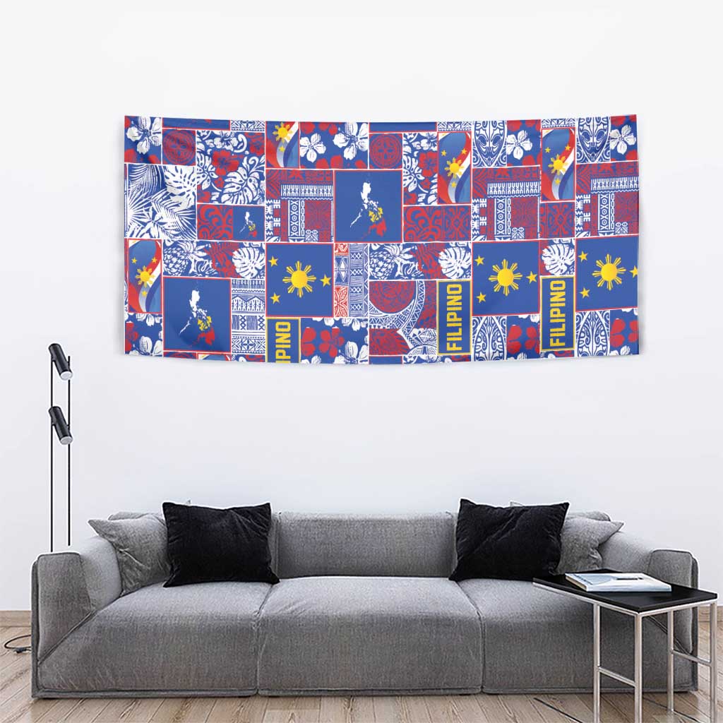 Filipino Maligayang Pasko Tapestry Pacific Patchwork Xmas Vibes LT9 - Polynesian Pride