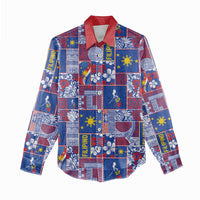 Filipino Maligayang Pasko Women Casual Shirt Pacific Patchwork Xmas Vibes LT9 - Polynesian Pride