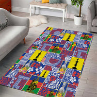 New Caledonia Joyeux Noel Area Rug Pacific Patchwork Xmas Vibes LT9 - Polynesian Pride