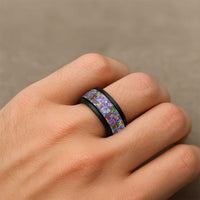 New Caledonia Joyeux Noel Spinner Ring Pacific Patchwork Xmas Vibes LT9 - Polynesian Pride
