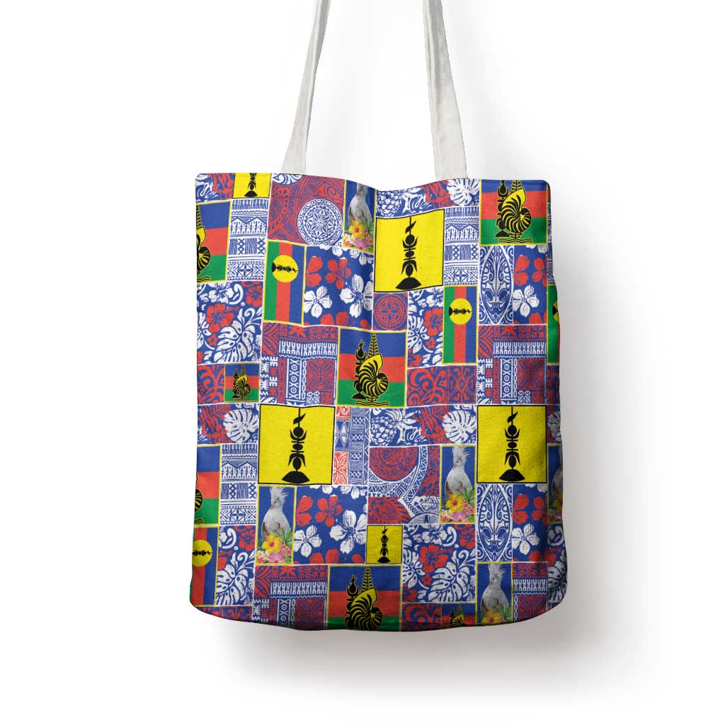 New Caledonia Joyeux Noel Tote Bag Pacific Patchwork Xmas Vibes LT9 - Polynesian Pride