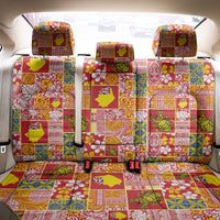 Niue Monuina e Kilisimasi Back Car Seat Cover Pacific Patchwork Xmas Vibes LT9 - Polynesian Pride