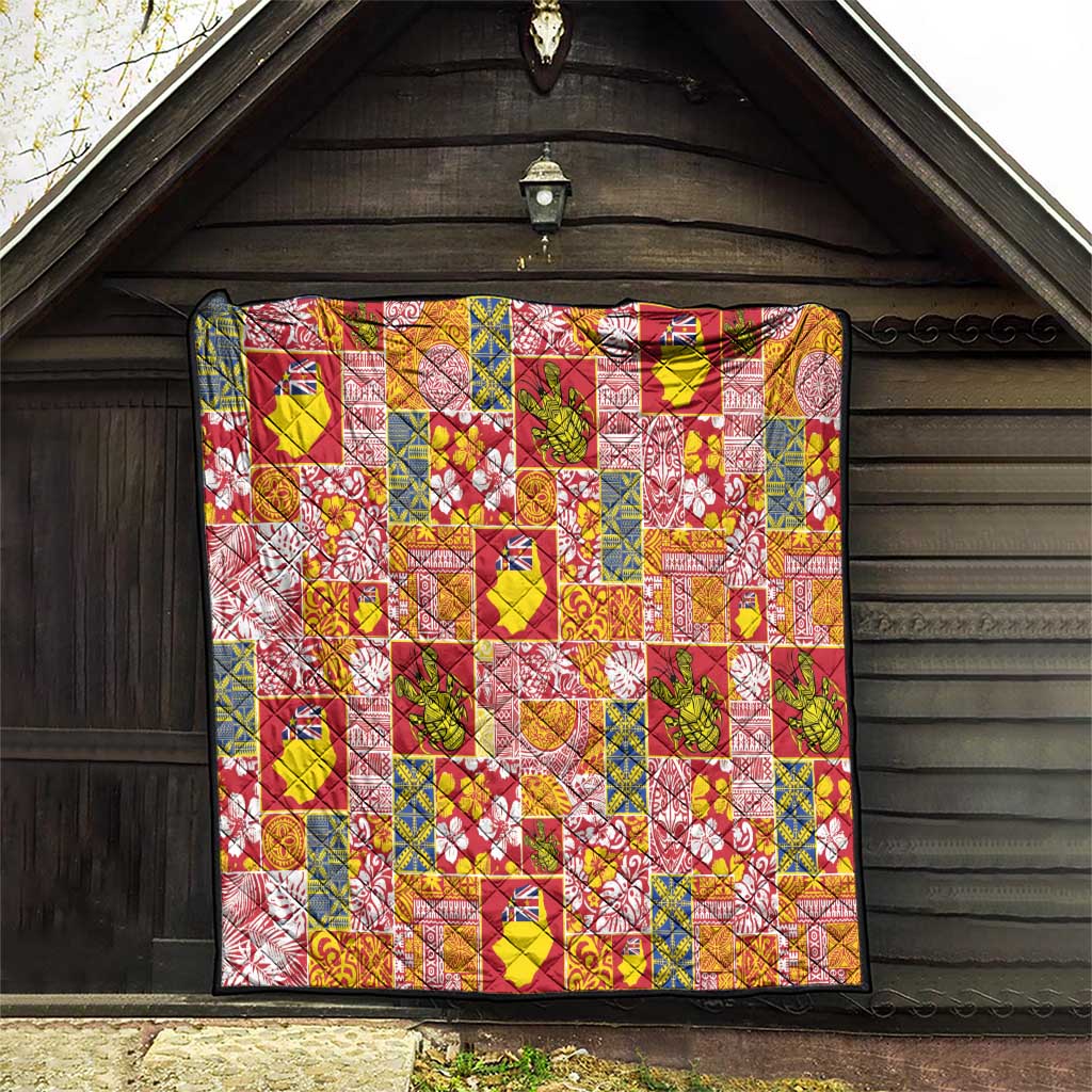 Niue Monuina e Kilisimasi Quilt Pacific Patchwork Xmas Vibes LT9 - Polynesian Pride