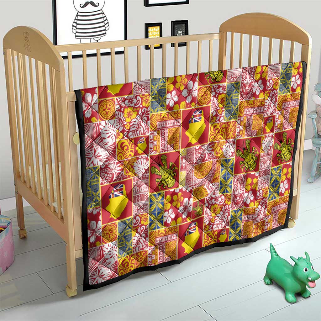 Niue Monuina e Kilisimasi Quilt Pacific Patchwork Xmas Vibes LT9 - Polynesian Pride