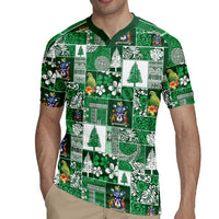 Norfolk Island Meri Krismas Rugby Jersey Pacific Patchwork Xmas Vibes LT9 - Polynesian Pride