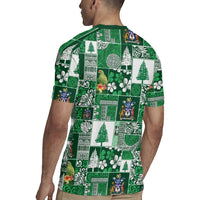 Norfolk Island Meri Krismas Rugby Jersey Pacific Patchwork Xmas Vibes LT9 - Polynesian Pride