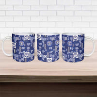 Northern Mariana Islands Magof Nochebuena Ceramic Mug Pacific Patchwork Xmas Vibes LT9 - Polynesian Pride