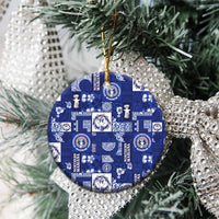 Northern Mariana Islands Magof Nochebuena Ceramic Ornament Pacific Patchwork Xmas Vibes LT9 - Polynesian Pride