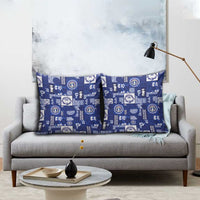 Northern Mariana Islands Magof Nochebuena Pillow Cover Pacific Patchwork Xmas Vibes LT9 - Polynesian Pride