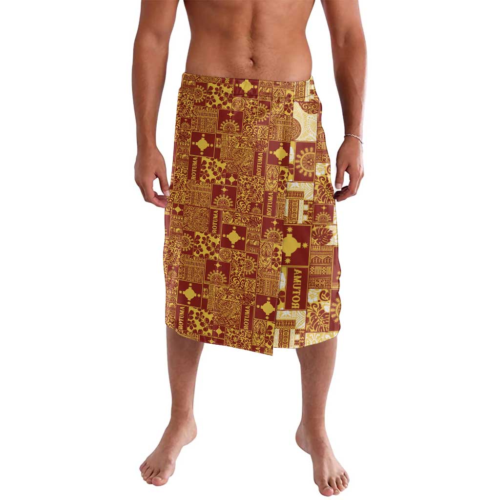 Rotuma Faiakse'ea 'e Kirisimasi Lavalava Pacific Patchwork Xmas Vibes LT9 Red - Polynesian Pride
