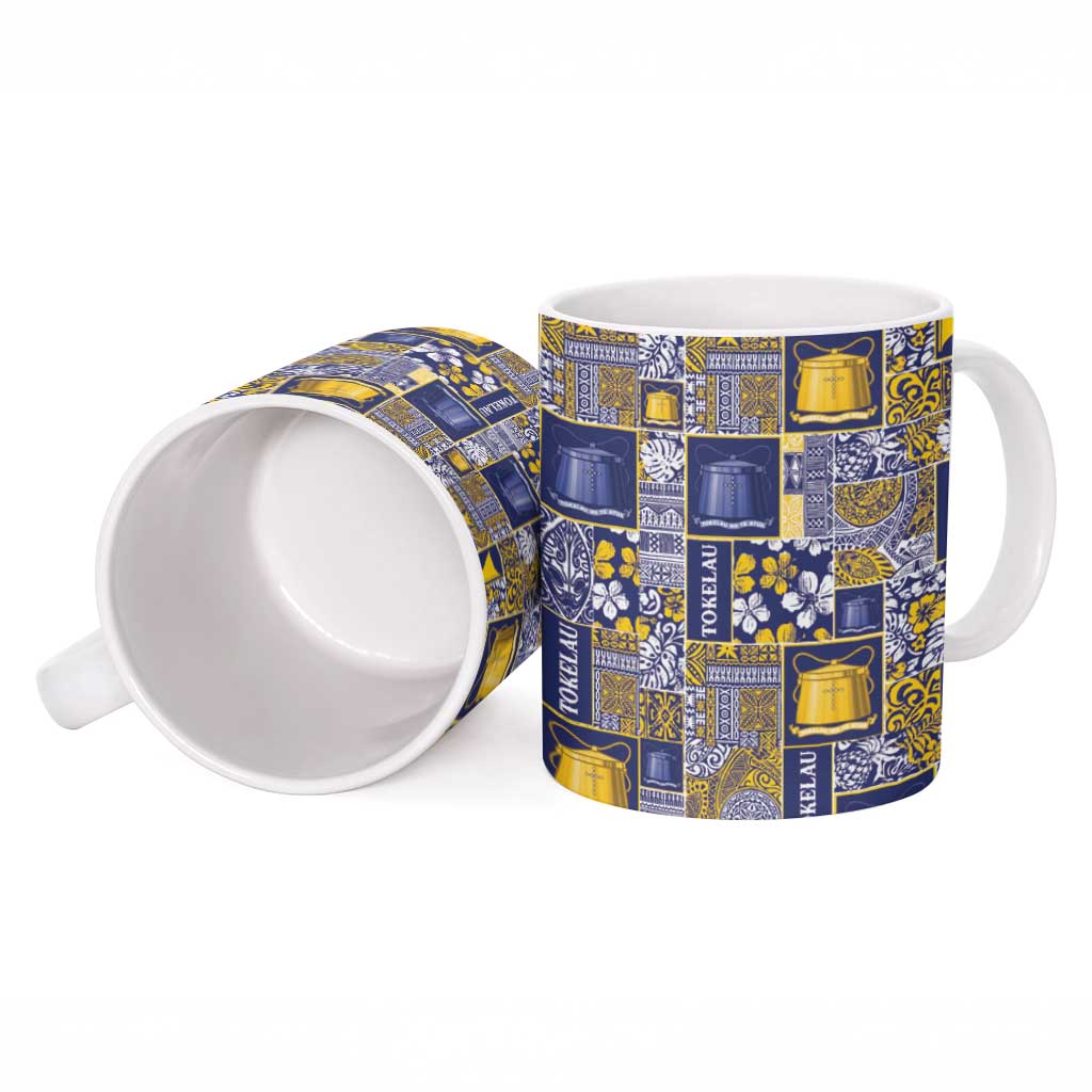 Tokelau Manuia te Kilihimahi Ceramic Mug Pacific Patchwork Xmas Vibes LT9 - Polynesian Pride