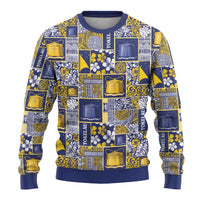 Tokelau Manuia te Kilihimahi Ugly Christmas Sweater Pacific Patchwork Xmas Vibes LT9 - Polynesian Pride