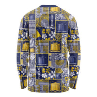 Tokelau Manuia te Kilihimahi Long Sleeve Shirt Pacific Patchwork Xmas Vibes LT9 - Polynesian Pride