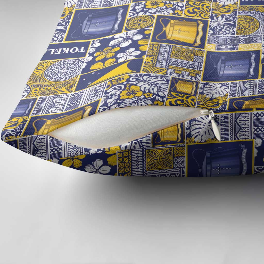 Tokelau Manuia te Kilihimahi Pillow Cover Pacific Patchwork Xmas Vibes LT9 - Polynesian Pride