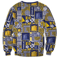 Tokelau Manuia te Kilihimahi Sweatshirt Pacific Patchwork Xmas Vibes LT9 - Polynesian Pride