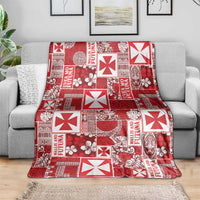 Wallis Et Futuna Kilisimasi Fiefia Blanket Pacific Patchwork Xmas Vibes LT9 - Polynesian Pride