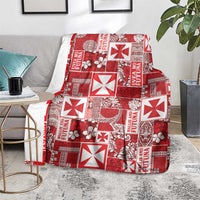 Wallis Et Futuna Kilisimasi Fiefia Blanket Pacific Patchwork Xmas Vibes LT9 - Polynesian Pride