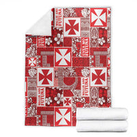 Wallis Et Futuna Kilisimasi Fiefia Blanket Pacific Patchwork Xmas Vibes LT9 - Polynesian Pride
