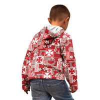 Wallis Et Futuna Kilisimasi Fiefia Kid Hoodie Pacific Patchwork Xmas Vibes LT9 - Polynesian Pride