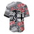 Fiji Tonga Coat of Arm Personalised Baseball Jersey With Masi Tapa and Tongan Ngatu Together LT9 - Polynesian Pride