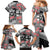 Fiji Tonga Coat of Arm Personalised Family Matching Mermaid Dress and Hawaiian Shirt With Masi Tapa and Tongan Ngatu Together LT9 - Polynesian Pride