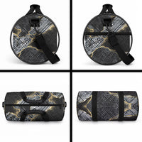 Polynesian Tribal Tattoo Duffle Bag Dark Marble Pattern LT9 - Polynesian Pride