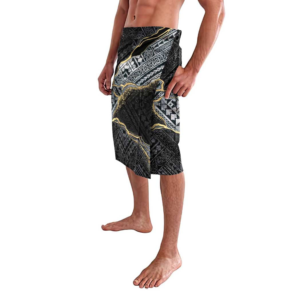 Polynesian Tribal Tattoo Lavalava Dark Marble Pattern LT9 - Polynesian Pride