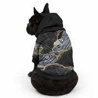 Polynesian Tribal Tattoo Pet Hoodie Dark Marble Pattern LT9 - Polynesian Pride