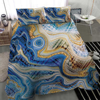 Polynesian Tribal Tattoo Bedding Set Swirling Ocean Marble Pattern LT9 - Polynesian Pride