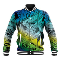 Personalised Aloha King Kamehameha Spirits Baseball Jacket Art Special LT9 Unisex Art - Polynesian Pride