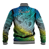 Personalised Aloha King Kamehameha Spirits Baseball Jacket Art Special LT9 - Polynesian Pride