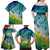 Personalised Aloha King Kamehameha Spirits Family Matching Off Shoulder Maxi Dress and Hawaiian Shirt Art Special LT9 - Polynesian Pride