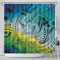 Personalised Aloha King Kamehameha Spirits Shower Curtain Art Special LT9 - Polynesian Pride
