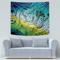 Personalised Aloha King Kamehameha Spirits Tapestry Art Special LT9 - Polynesian Pride