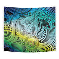Personalised Aloha King Kamehameha Spirits Tapestry Art Special LT9 - Polynesian Pride