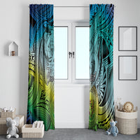 Personalised Aloha King Kamehameha Spirits Window Curtain Art Special LT9 - Polynesian Pride