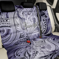 Personalised Aloha King Kamehameha Spirits Back Car Seat Cover Violet Special LT9 - Polynesian Pride
