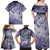 Personalised Aloha King Kamehameha Spirits Family Matching Off Shoulder Maxi Dress and Hawaiian Shirt Violet Special LT9 - Polynesian Pride