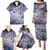 Personalised Aloha King Kamehameha Spirits Family Matching Puletasi and Hawaiian Shirt Violet Special LT9 - Polynesian Pride