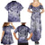 Personalised Aloha King Kamehameha Spirits Family Matching Summer Maxi Dress and Hawaiian Shirt Violet Special LT9 - Polynesian Pride