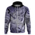 Personalised Aloha King Kamehameha Spirits Hoodie Violet Special LT9 Zip Hoodie Violet - Polynesian Pride