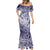 Personalised Aloha King Kamehameha Spirits Mermaid Dress Violet Special LT9 - Polynesian Pride