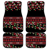 Fiji Masi Bula Tagimoucia Flowers Car Mats LT9 - Polynesian Pride
