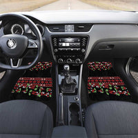Fiji Masi Bula Tagimoucia Flowers Car Mats LT9 Set 2pcs - Front Red - Polynesian Pride